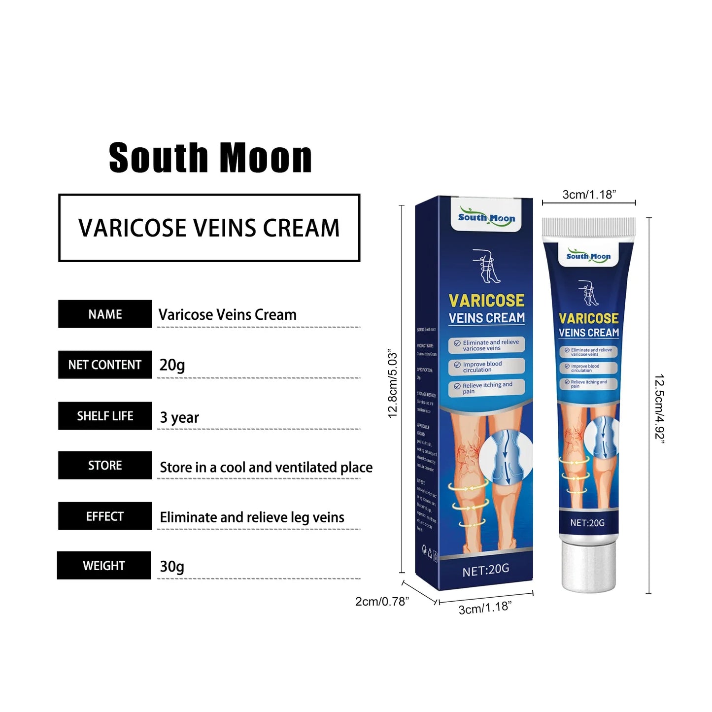 South Moon Varicose Veins Cream
